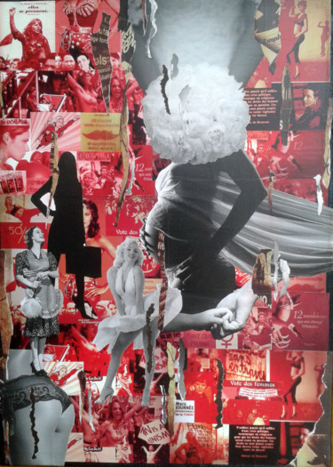 Collages getiteld "Paradoxe" door Nash, Origineel Kunstwerk, Collages