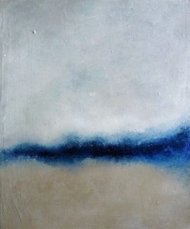 Painting titled "paysage" by Nasha K, Original Artwork, Oil