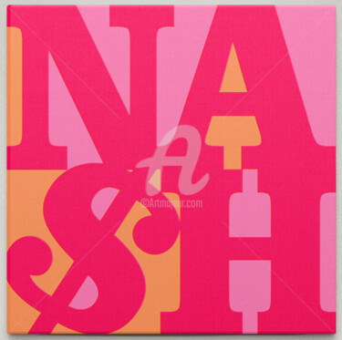 Painting titled "NA$H [2]" by Na$H, Original Artwork, Acrylic Mounted on Wood Stretcher frame