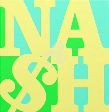 Malerei mit dem Titel "NA$H [5]" von Na$H, Original-Kunstwerk, Acryl Auf Keilrahmen aus Holz montiert