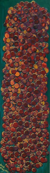 Erythros Malerei mit dem Titel "Erythros" von Nasrah Nefer, Original-Kunstwerk, Acryl