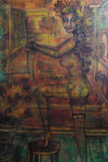 Peinture intitulée "Silkroad Bohemian G…" par N.N. Art, Œuvre d'art originale, Acrylique