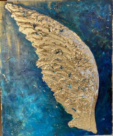 Malerei mit dem Titel "Wings 2" von Anastasia Kolesnikova, Original-Kunstwerk, Acryl