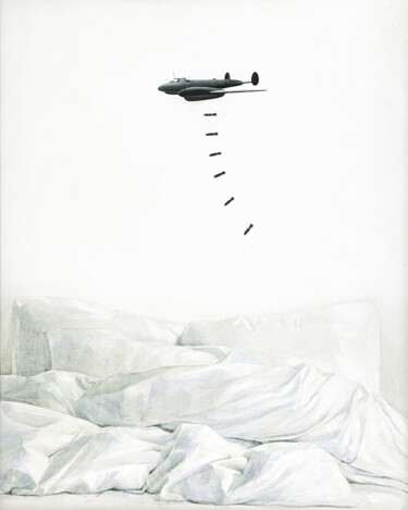 Картина под названием "Пробуждение" - Anastasia Kuznetsova, Подлинное произведение искусства, Темпера