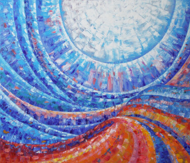 Painting titled "Source. Outer Space…" by Nata Korpusova, Original Artwork, Oil