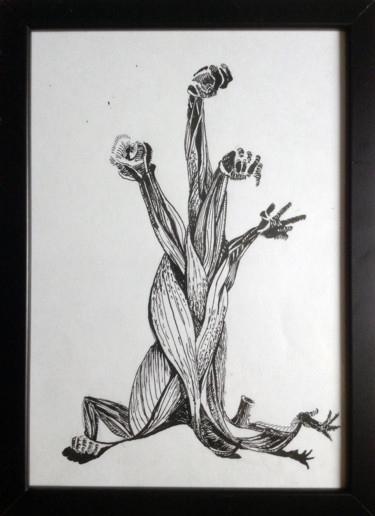 "Power tree" başlıklı Resim Nata New tarafından, Orijinal sanat, Mürekkep