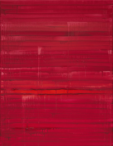 Peinture intitulée "Red" par Nataliia Sydorova, Œuvre d'art originale, Huile Monté sur Châssis en bois