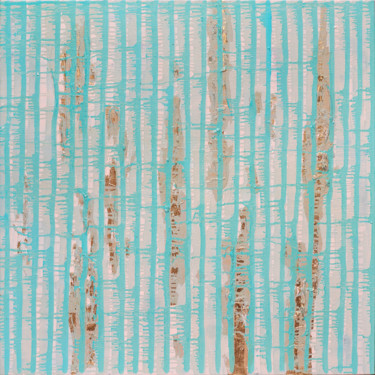 Картина под названием "Strips" - Nataliia Sydorova, Подлинное произведение искусства, Масло Установлен на Деревянная рама дл…