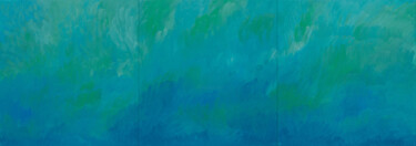 Картина под названием "Monet Pond" - Nataliia Sydorova, Подлинное произведение искусства, Масло Установлен на Деревянная рам…