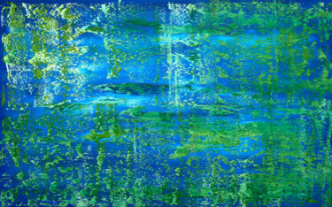 Pittura intitolato "Lagoon" da Nataliia Sydorova, Opera d'arte originale, Olio Montato su Telaio per barella in legno