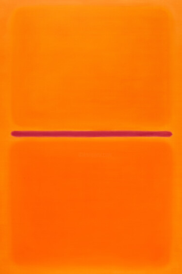 Peinture intitulée "Orange Purple" par Nataliia Sydorova, Œuvre d'art originale, Huile Monté sur Châssis en bois