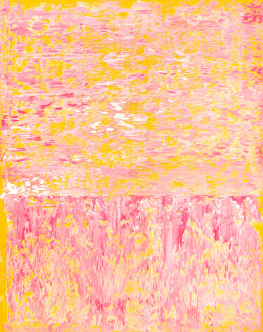 Pittura intitolato "Rose Sky" da Nataliia Sydorova, Opera d'arte originale, Olio Montato su Telaio per barella in legno
