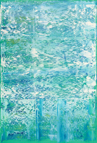 Pittura intitolato "Ocean Breeze" da Nataliia Sydorova, Opera d'arte originale, Olio Montato su Telaio per barella in legno