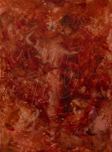 Peinture intitulée "The heart of transm…" par Natacha Bh, Œuvre d'art originale, Acrylique