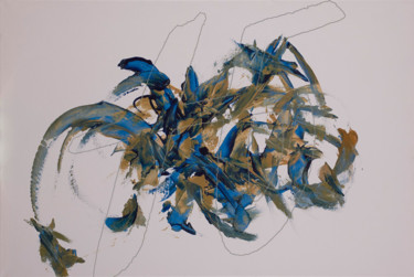Peinture intitulée "L'incarnation" par Natacha Bh, Œuvre d'art originale, Acrylique