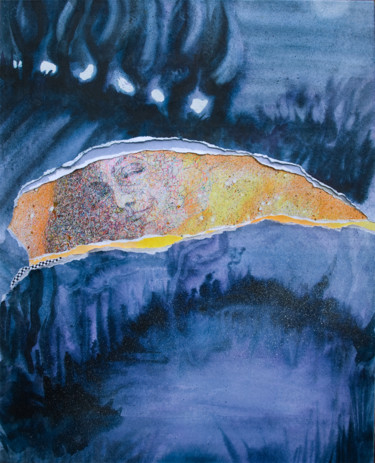 Peinture intitulée ""LE RÊVE"" par Natacha Kolson, Œuvre d'art originale, Encre