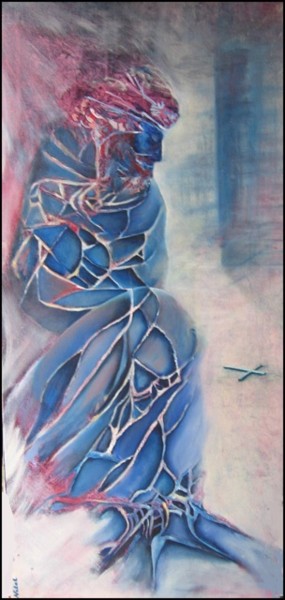 Peinture intitulée "LE FROID LIBERATEUR" par Natal, Œuvre d'art originale, Huile