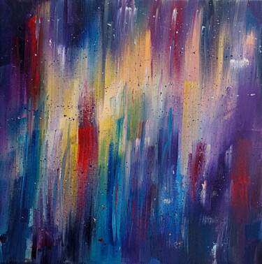 November (City Of Blinding Lights) Malarstwo zatytułowany „November (City Of B…” autorstwa Natalie Rusinova, Oryginalna praca, Olej