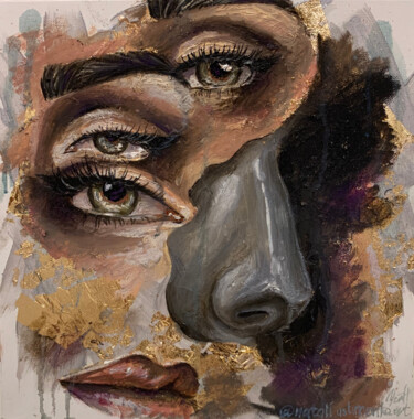Pintura titulada "Мany-sided" por Natali Ustimenko, Obra de arte original, Oleo