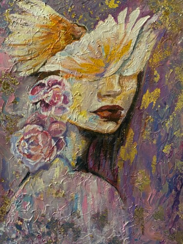 Painting titled "Мерцание" by Natalia Asadchih (Intuitive Art), Original Artwork, Acrylic