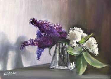 Pintura intitulada "lilac May. Pastel 3…" por Natalia Balashova. Pastelist., Obras de arte originais, Pastel