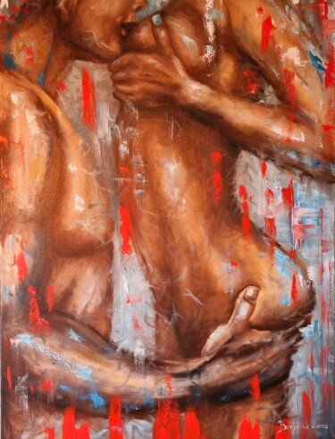 Pintura titulada "Oil painting "PASSI…" por Natalia Bazyliuk, Obra de arte original, Oleo