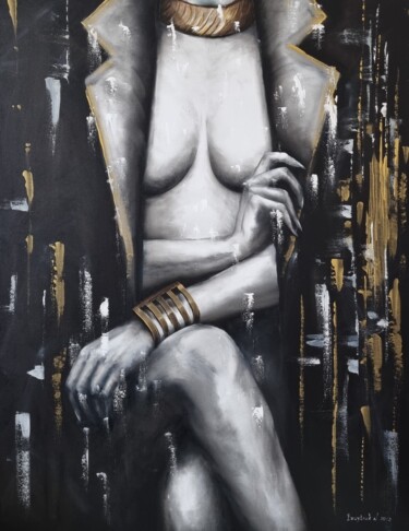 Картина под названием "Oil painting on can…" - Natalia Bazyliuk, Подлинное произведение искусства, Масло Установлен на Дерев…