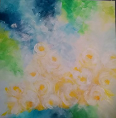 Painting titled "Sommer" by Natalia Dejung, Original Artwork, Acrylic
