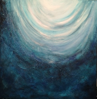 Painting titled "Deepness" by Natalia Dejung, Original Artwork, Acrylic