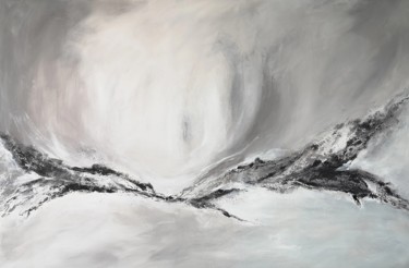 Картина под названием "breath of cold" - Natalia Dejung, Подлинное произведение искусства, Акрил