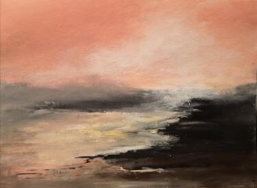 Painting titled "Abend" by Natalia Dejung, Original Artwork, Acrylic