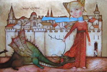 Картина под названием "San Giorgio - Леген…" - Наталья Деревянко, Подлинное произведение искусства
