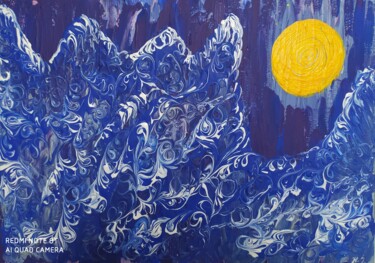 Картина под названием "Если бы я была Ван…" - Наталья Иванова, Подлинное произведение искусства, Акрил Установлен на Деревян…