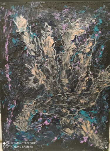 Картина под названием "Stress/Стресс" - Наталья Иванова, Подлинное произведение искусства, Акрил Установлен на Деревянная ра…