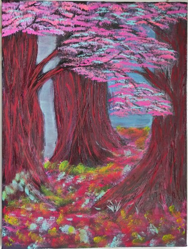 Картина под названием "Colors/Цвета" - Наталья Иванова, Подлинное произведение искусства, Акрил Установлен на Деревянная рам…