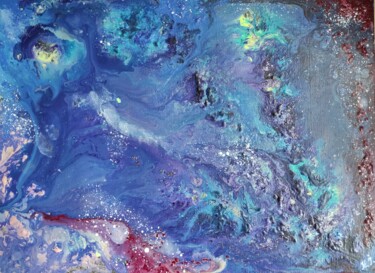 Pittura intitolato "Galaxy" da Natalia Ivanova, Opera d'arte originale, Acrilico