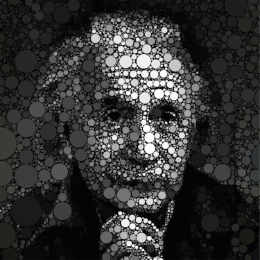 Ζωγραφική με τίτλο "Einstein: Metaphysi…" από Natalia Kamerton, Αυθεντικά έργα τέχνης, Ακρυλικό