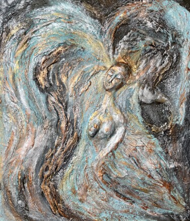 绘画 标题为“Phoenix” 由Natalia Kaplan, 原创艺术品, 石膏