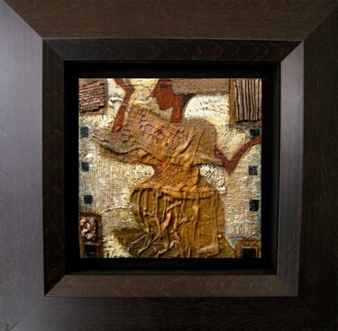 Painting titled "Maenad - dancing wo…" by Natalia Kaza, Original Artwork, Acrylic