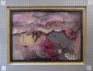 Pintura intitulada "My Shadow" por Natalia Kaza, Obras de arte originais, Acrílico