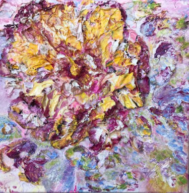 Картина под названием "Delicate Maturity" - Natalia Kutova, Подлинное произведение искусства, Акрил Установлен на Деревянная…