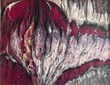 Pintura intitulada "Ripped Heart" por Natalia Kutova, Obras de arte originais, Acrílico