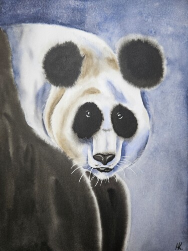 绘画 标题为“Panda” 由Natalia Kuznetsova, 原创艺术品, 水彩