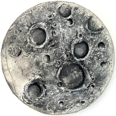 Painting titled "From the moon and b…" by Natalia Lobanova, Original Artwork, Plaster
