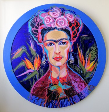 Pittura intitolato "Frieda Kahlo" da Natalia Prodanchuk, Opera d'arte originale, Acrilico