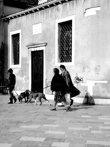 Fotografía titulada "Paseo veneciano" por Natalia Quiroga, Obra de arte original