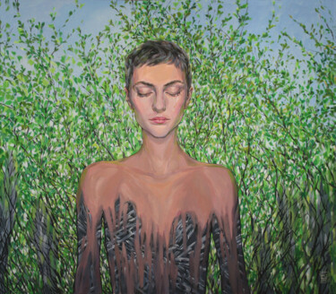 Painting titled "Сleansing" by Natalia Rezanova, Original Artwork, Acrylic