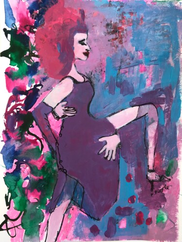 Pintura intitulada "„ Dance with yourse…" por Natalia Röckle, Obras de arte originais, Acrílico