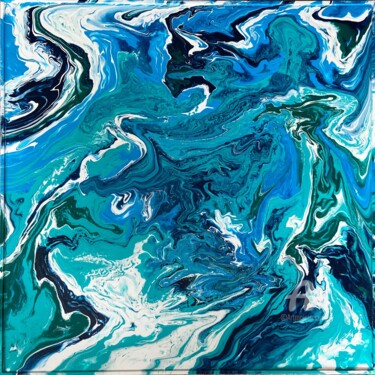 Peinture intitulée "The Ocean" par Natalia Schaefer (NataliaS Art), Œuvre d'art originale, Acrylique