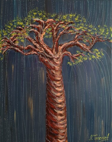 Painting titled ""Tree of life"" by Natalia Toderica, Original Artwork, Acrylic